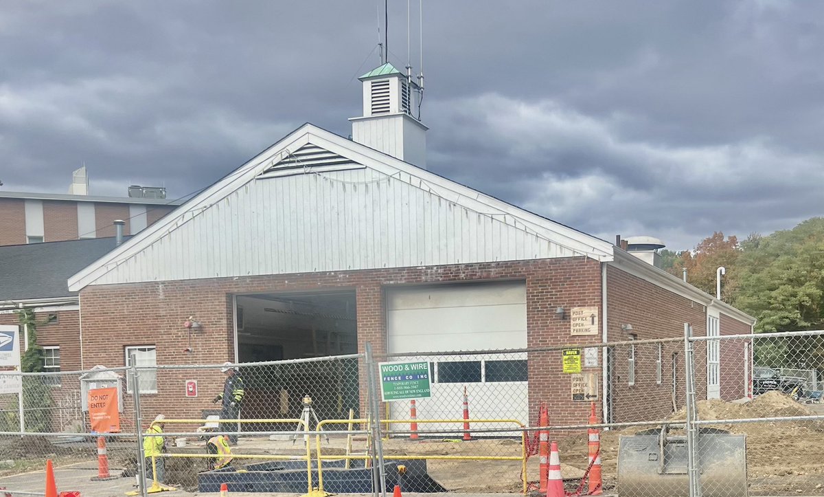 Lynnfield FD new fire hq is open for business , the old station next door has been retired.