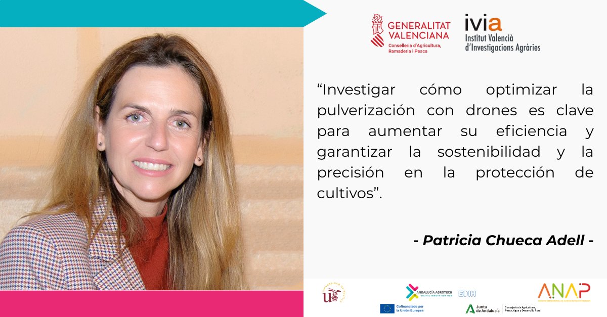 SmartBioLab's tweet image. 🛰️Conoces los últimos avances con #drones en la #agricultura?
Patricia Chueca, investiga en el @GVAivia y viene a explicar en nuestra Jornada &quot;INVESTIGACIÓN Y EXPERIENCIAS EN LA PULVERIZACIÓN CON DRONES EN CULTIVOS 3D&quot;🙌

Inscríbete! ✍ lnkd.in/dA6XKtat
30/10 @ETSIASevilla