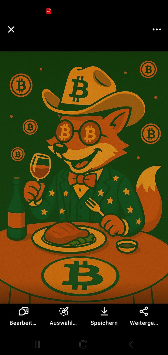 "The Bitcoin Cowboy rides again 🤠💰
Stackin’ sats, sippin’ success, and feasting on the future.
#Bitcoin #CryptoArt #BTC"