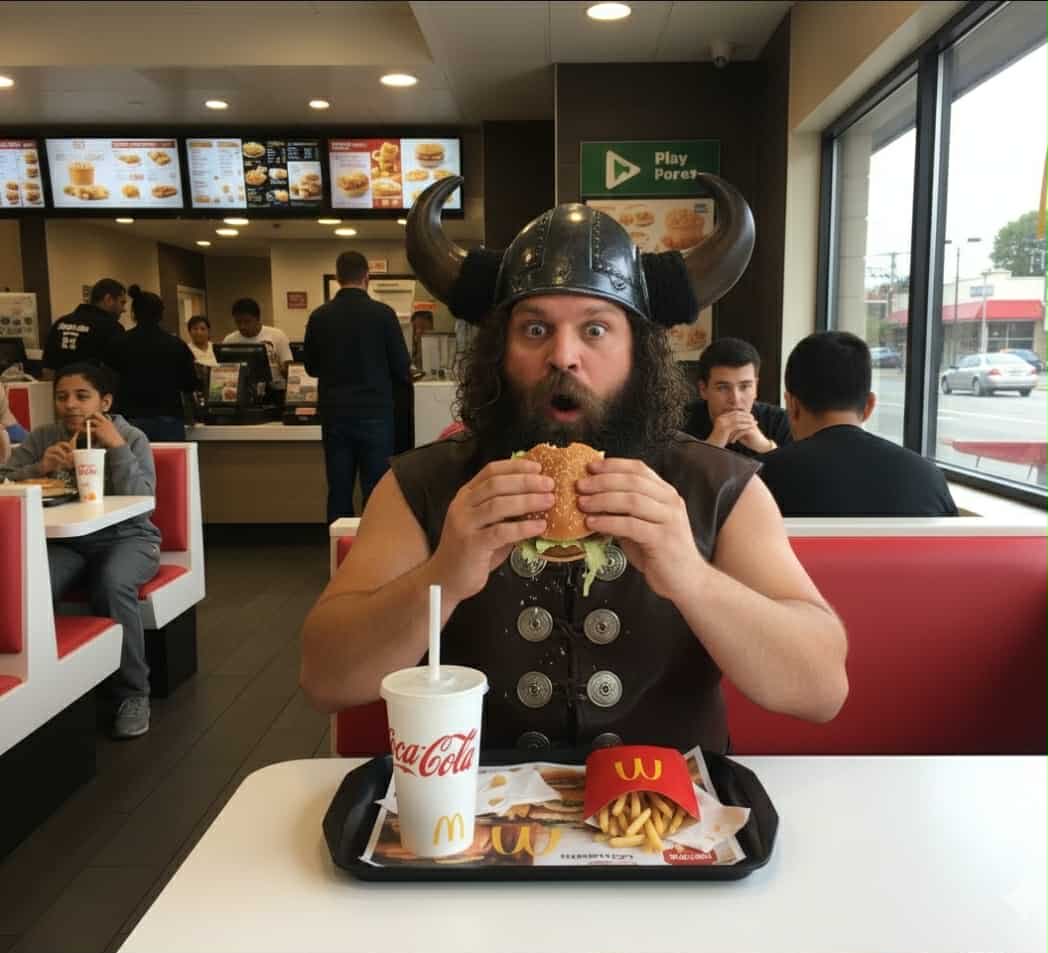 Huss!! Huss!! <a href="/McDonalds/">McDonald's</a> #WWERaw  #wwf #legend