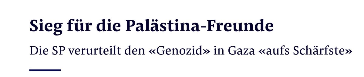 Die SP-Resolution, die Israel „Genozid im Gazastreifen“ vorwirft, ist eine Schande. Wer Vernichtung will, warnt keine Zivilisten mit Flugblättern, SMS und Anrufen. Israel bekämpft Terror, nicht ein Volk. Wer das leugnet, macht sich zum Komplizen der Lüge.