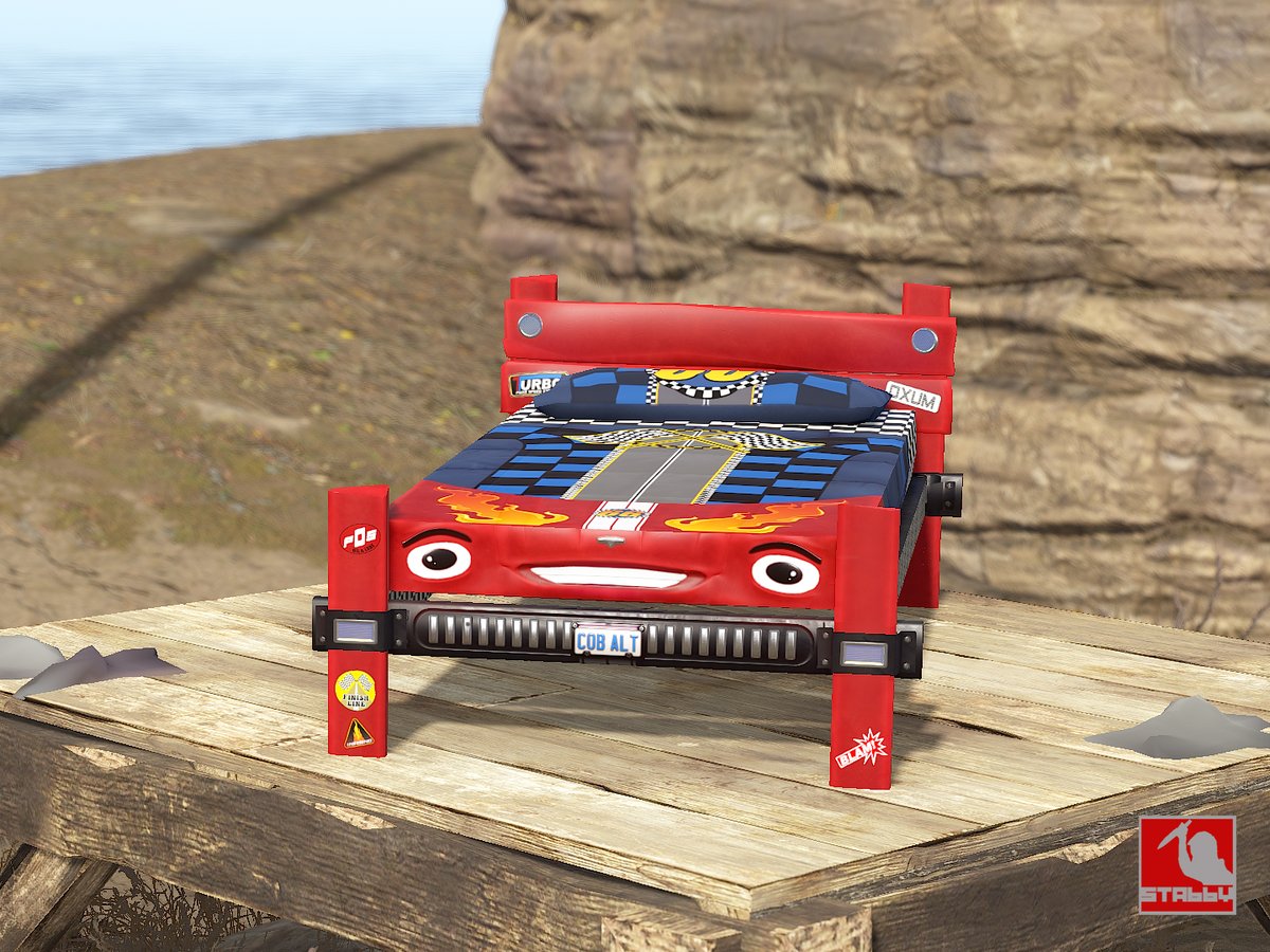 Horrorview's tweet image. NEW RUST SKIN - RACECAR BED. Made by Stabby for Your FACES!! @FcpnchStds @playrust @gerrmanman @HedgesnVideos #rustgame #rustskins #rustworkshop LINK IN FOLLOW-UP POST. Please upvote and fave if you so please!!