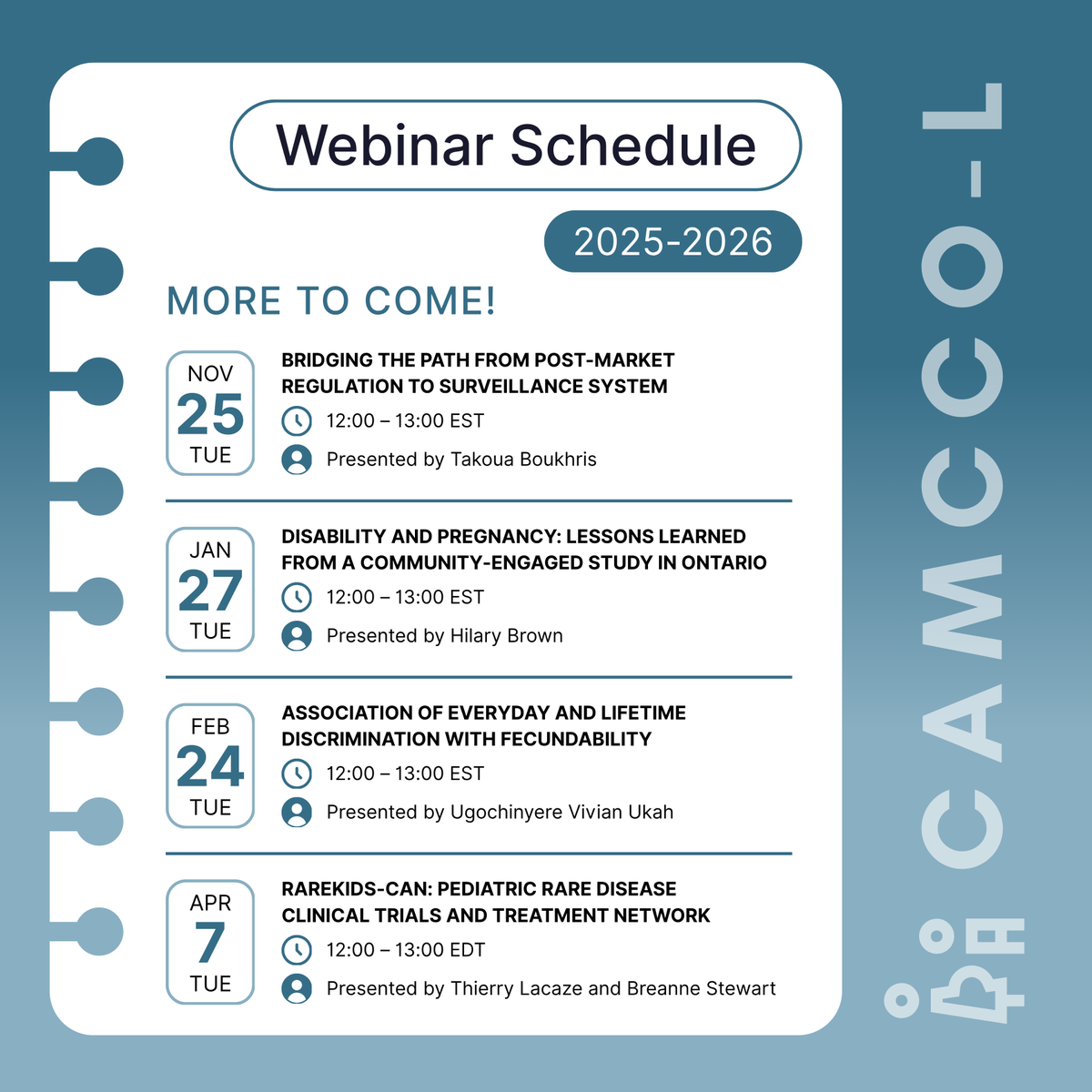 CAMCCO-L tweet media