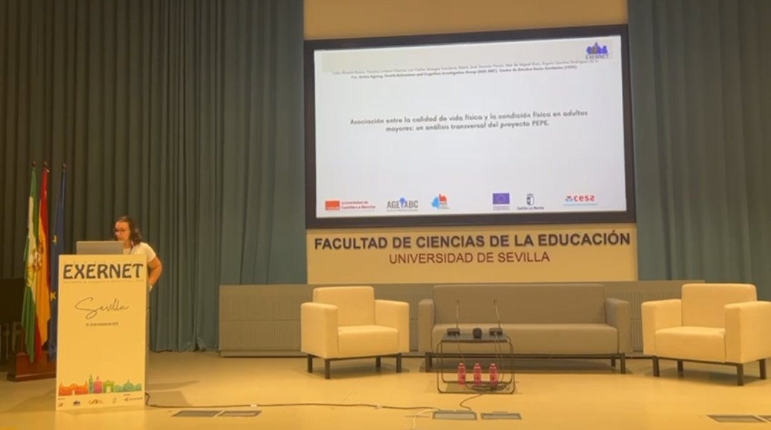 Age-ABC (@age_abc) on Twitter photo Nuestras compañeras Celia Álvarez y Patricia Lorenzo presentaron dos comunicaciones orales en el IX Simposio #EXERNET celebrado en Sevilla estos días 24 y 25 de octubre 📌
Todo un orgullo 👏 
#science #research #PhysicalActivity #health Nuestras compañeras Celia Álvarez y Patricia Lorenzo presentaron dos comunicaciones orales en el IX Simposio #EXERNET celebrado en Sevilla estos días 24 y 25 de octubre 📌
Todo un orgullo 👏 
#science #research #PhysicalActivity #health