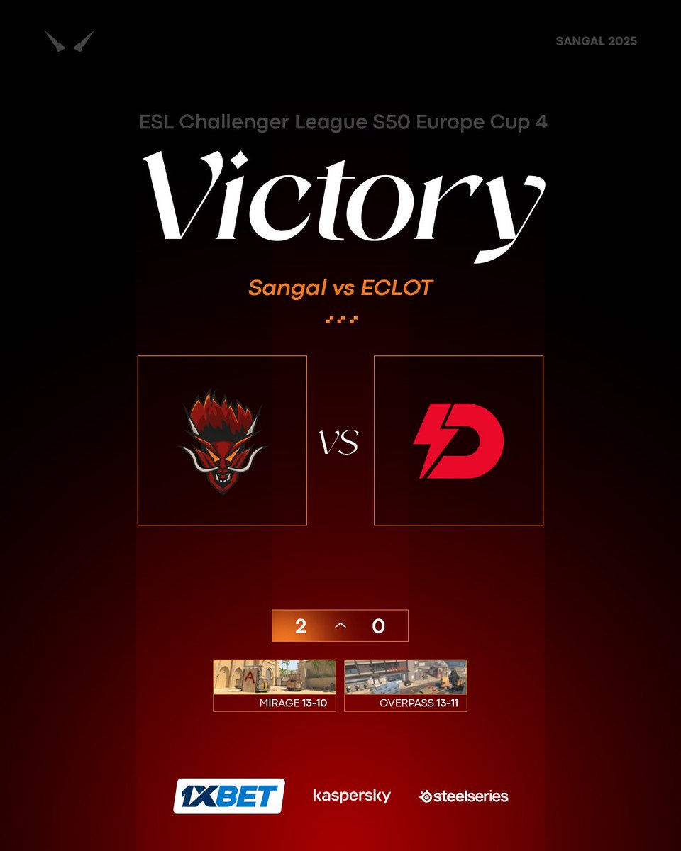 sangalgg_en's tweet image. We won 2-0 against ECLOT in the ECL S50 Europe Cup #4.