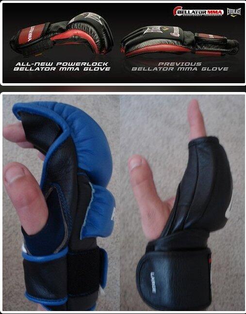 Yeah, nope.

Even with the curved design of the Bellator glove, the PRIDE glove is still far superior due to:

-Individual finger loops
-Use of neopreen integrated into the glove
-Laces for the intial tightening on the wrist.
