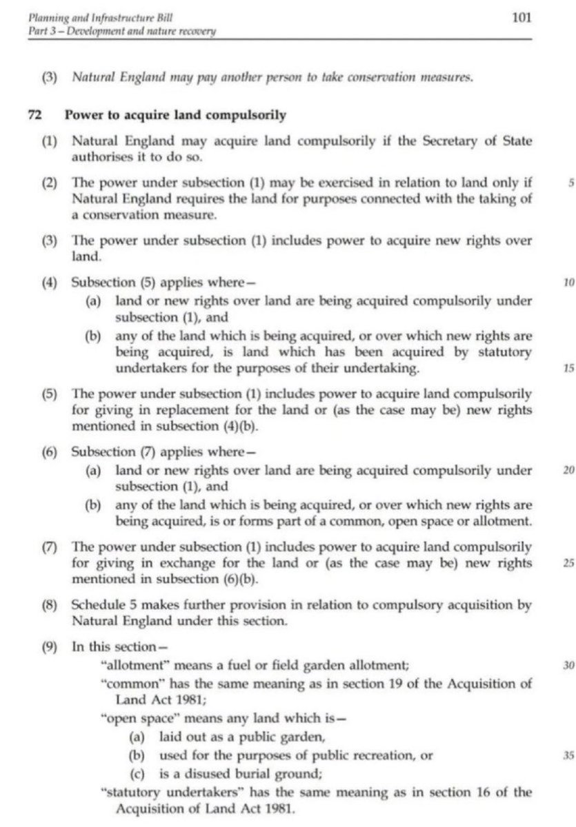 NoFarmsNoFoods's tweet image. The Labour government’s Planning and Infrastructure Bill: A land grab. 

This includes compulsory purchase by public bodies &amp;amp; governments (local &amp;amp; national) to buy land (which includes the green belt, farmland and also allotments) at low agricultural value rather than full hope…