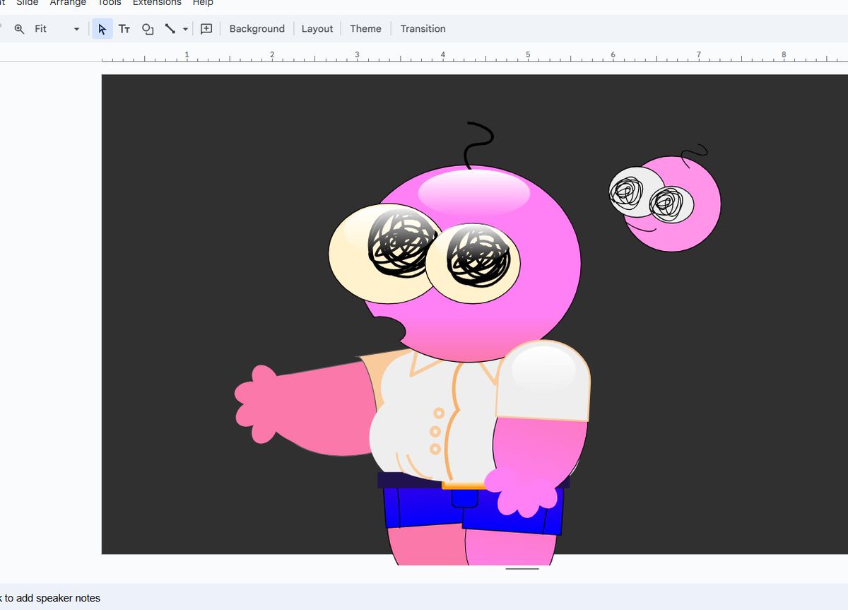 qwertypquote's tweet photo. i made this during class i didnt realize how. hot pink he looked https://t.co/t4DVBVyRn3