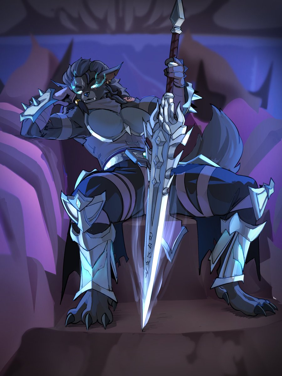 _nedwardo's tweet image. Worgen Death Knight!