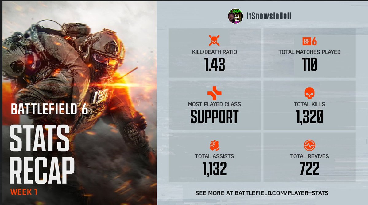 Satan悪魔😈𖤐 (@itsnows_inhell) on Twitter photo 1st time not running sniper for 48 hours straight in a BF title lol. 1st time not running sniper for 48 hours straight in a BF title lol.