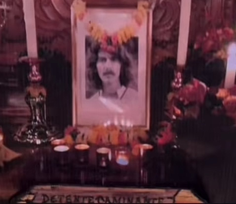 Day of the dead is approaching, I’m still thinking about how Olivia has an ofrenda for George