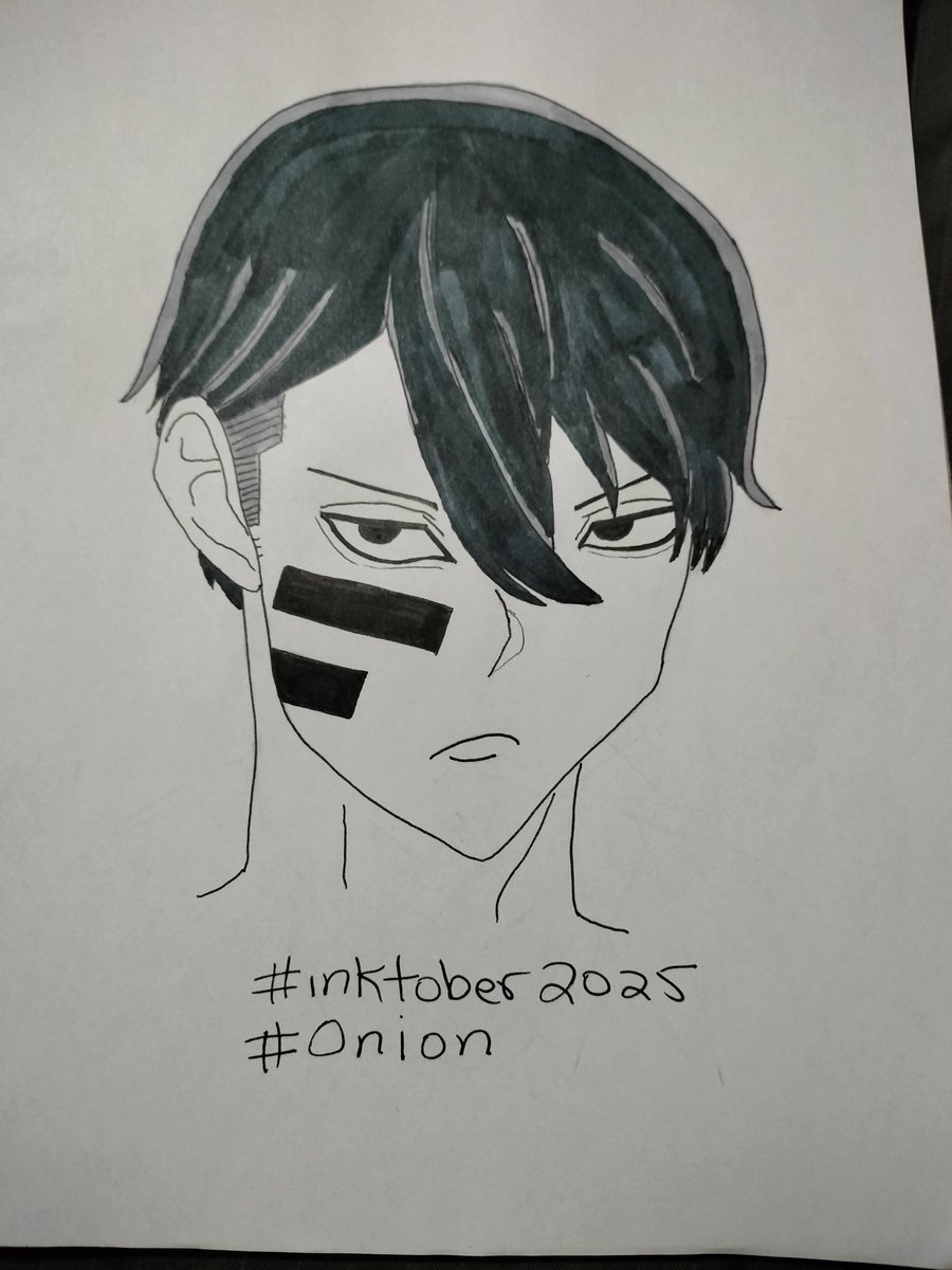MillieNan's tweet photo. #Inktober2025 #onion https://t.co/ziKzoe7xSM