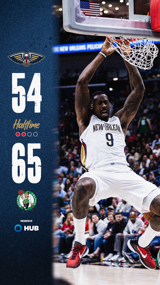 And that’s half 
#Pelicans | @HUBInsurance