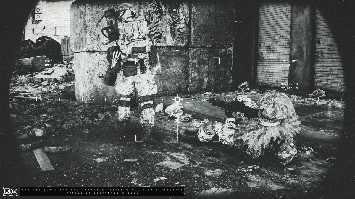 #WarPhotographerSeriesbyQuasymodo
🎮 Game - #Battlefield6 
⚙ Developer - <a href="/Battlefield/">Battlefield</a> 
📦 Publisher - <a href="/EA_Espana/">EA Spain</a> <a href="/EA/">Electronic Arts</a> 
🏷 Tags - #EACreatorsNetwork #EAPartner #SponsoredbyEA #VirtualPhotography #TheCapturedCollective #VPInspire #VPRetweet #VGPUnite #VPGamers