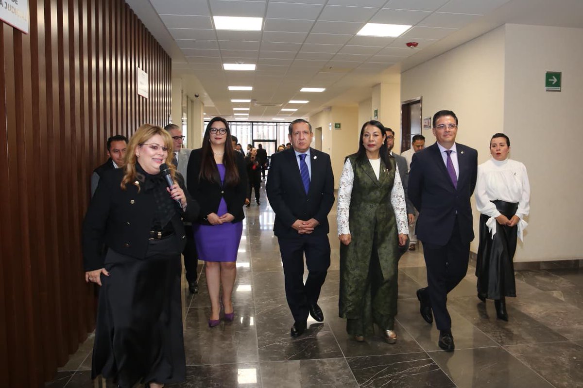 mgdohector's tweet photo. Hoy acompañé a las y los integrantes del Tribunal de Disciplina Judicial, que encabeza la Magistrada Maricela Reyes Hernández, en la inauguración de su nueva sede en el Edificio de Acceso a la Justicia. ⚖️✨

Tuve el honor de tomar protesta a sus nuevos integrantes y titulares de área, quienes asumirán con responsabilidad la tarea de fortalecer la integridad y la confianza en nuestra labor judicial.

Con acciones como esta, seguimos consolidando un @PJEdomex más fuerte, transparente y cercano a la ciudadanía. 🤝

#JusticiaCercana #PJEMcercano