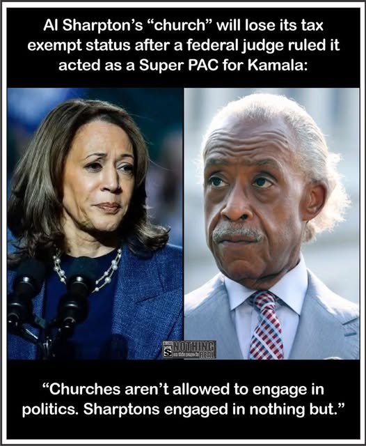 This is GOOD. Race baiter and tax cheat Al Sharpton is no man of God anyway