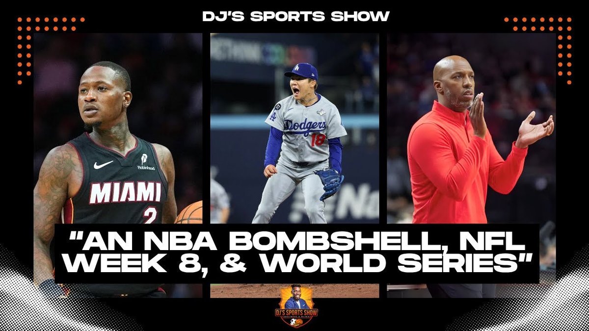 youtu.be/BTk7rCYepCE?si…

An NBA Bombshell, NFL Week 8 &amp; World Series with <a href="/NicholasMullick/">Nicholas Mullick</a> &amp; <a href="/JeffreyRob1nson/">Jeffrey Robinson</a>.

Audio: creators.spotify.com/pod/profile/dj…

Type in the shows name on Apple Podcast as it doesn’t go directly.

#NBA #NFL #FlyEaglesFly  #WANTITALL #Dodgers #NYGiants