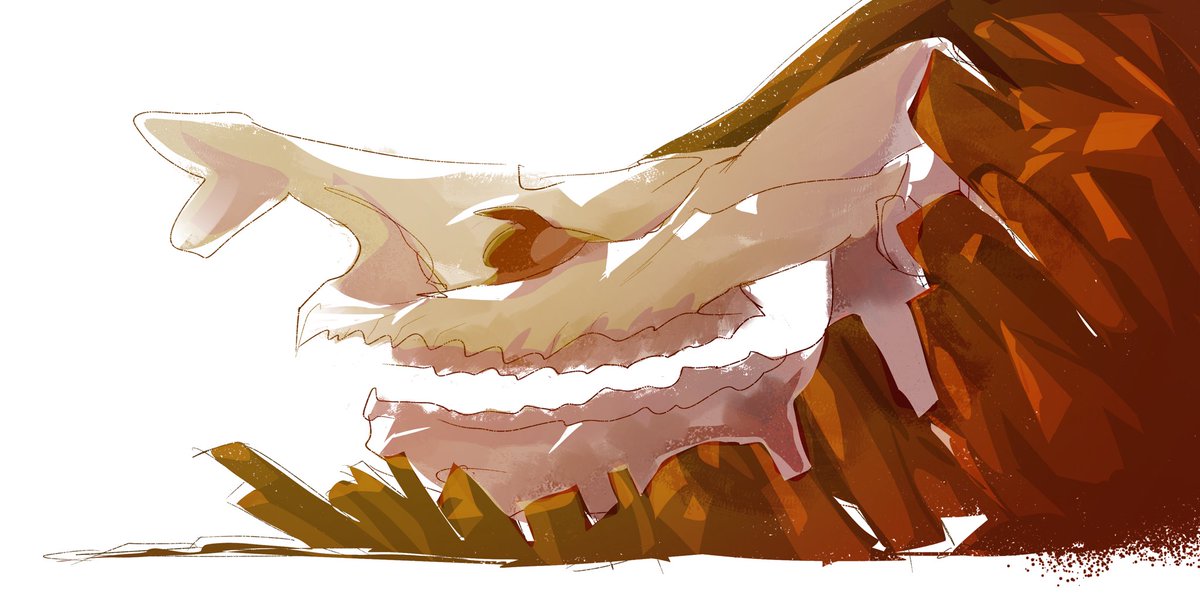 Quick skull concept sketch before class! Sorry for the absence! Nursing school is an actual pain 😭
#skull #background