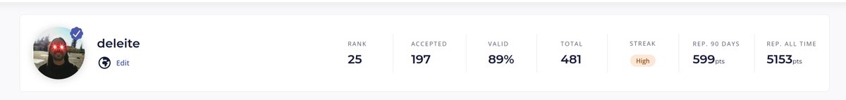 PhilippeDelteil's tweet image. I&apos;m top 25 in intigriti

#bugbounty #bugbountyhunting