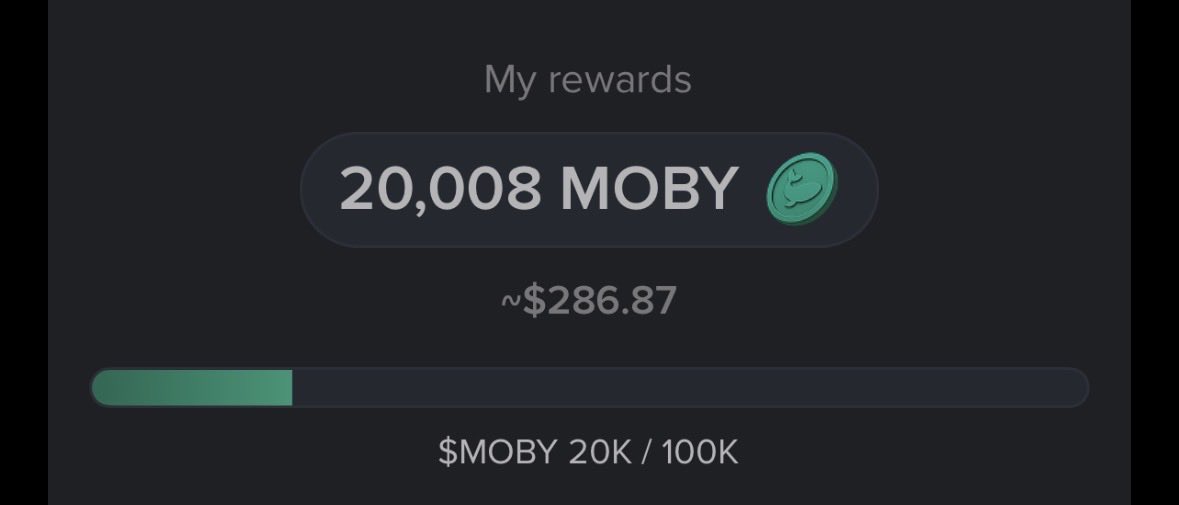 Free $300 !!!

worth of $MOBY if you use my link 🔥💵

First come first serve:

invite.mobyscreener.com/EwT5G2zsJXb

Trade to earn way more instantly 🚀

➡️Drop your sol wallet from MOBY and a screenshot of your free money like me ($MOBY) and I’ll send you a $sol airdrop 😉👍🏼