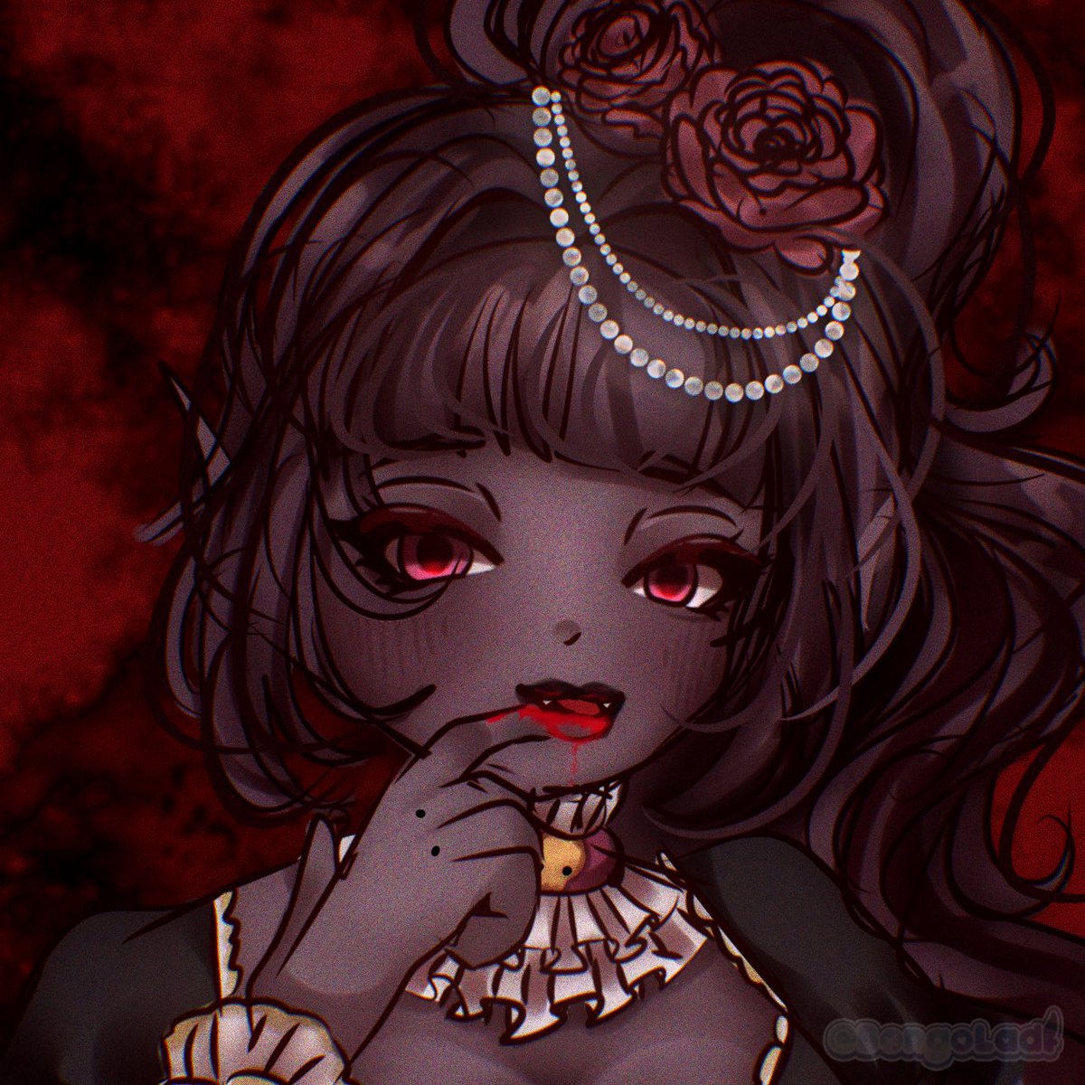 BongoLad's tweet image. Excuse the mess!
🖤⚜️🩸
I BRING MORE MV FANART!!!!! ft the iconic vampire duo, skella cant have all the attention lol
mmmmm that (totally real) ketchup looks delish 
#monsterverze #roblox #robloxart @MonsterVerzze