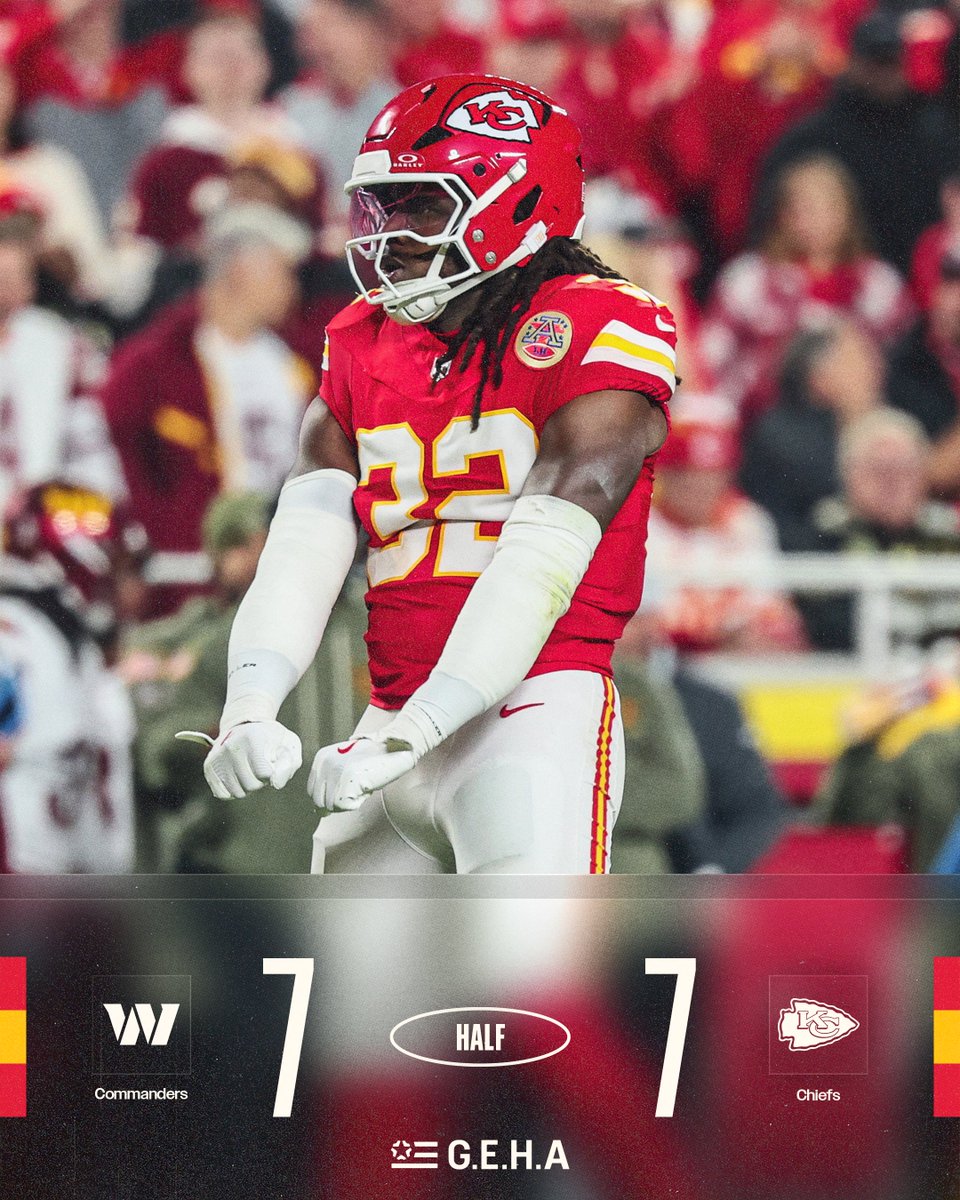 Even at the half.