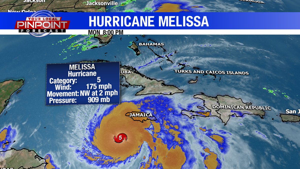 Such a bad day coming for Jamaica tomorrow... close to worst case scenario coming for the island on Tuesday.