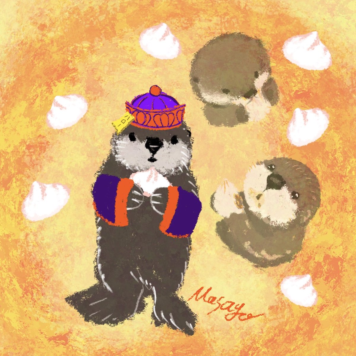 キョンシー肉まんベビラッコちゃん
#落書き