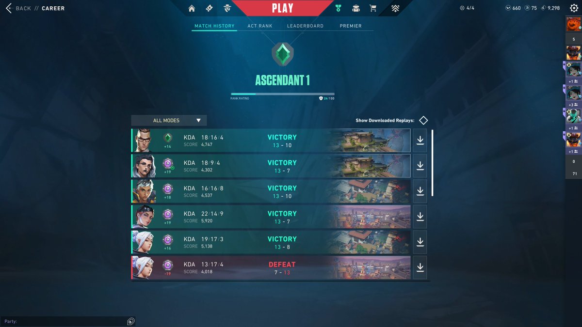 8-1 on the day on stream for ascendant. i can finally find peace.