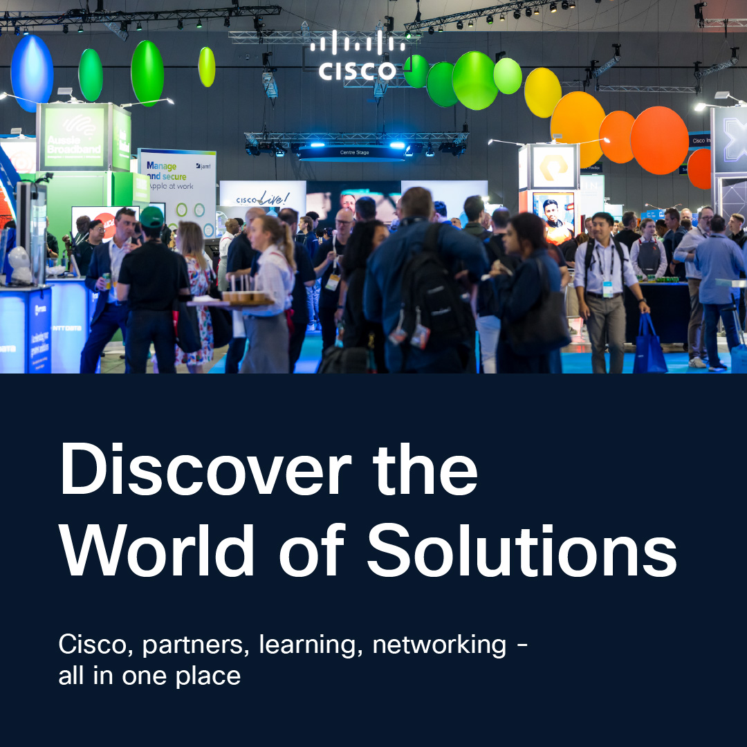 It’s time to level up your IT skills. Take your FREE Cisco Certification Exam at #CiscoLiveAPJC 2025 in Melbourne and join the ranks of top professionals. T&amp;Cs apply. Please visit the website for more information.

cs.co/6019A5d2T