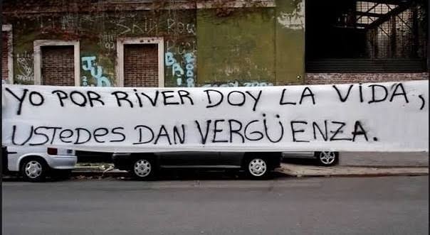 El domingo tiene que estar esta bandera en el Monumental.