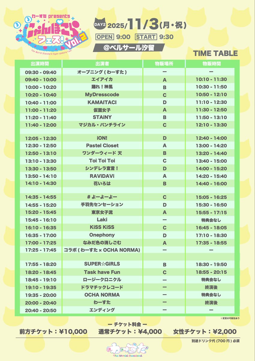 Onephony 特典券 8枚 写メ券4枚 KissBee11周年ワンマンライブ『Ⅺ