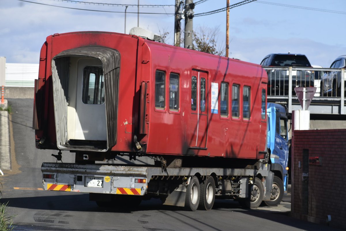 dd51_jr's tweet photo. 名鉄6502F廃車陸送
#6502F https://t.co/qVrkl7OJ7K