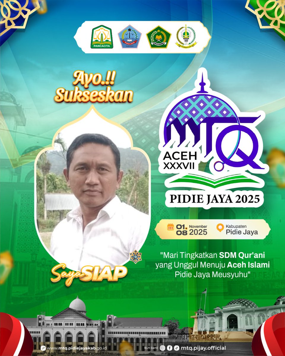 Mari Tingkatkan SDM Qur'ani yang &amp; Unggul menuju Aceh Islami Pidie Jaya Meusyuhu
