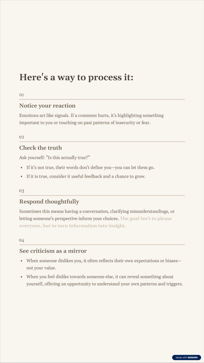 ProperPrin's tweet image. How to process criticism. Hope it helps. #Critics #HatersGonnaHate #Evolve #RaiseYourVibration #Heal