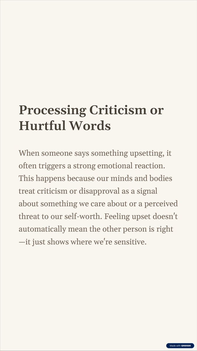ProperPrin's tweet image. How to process criticism. Hope it helps. #Critics #HatersGonnaHate #Evolve #RaiseYourVibration #Heal
