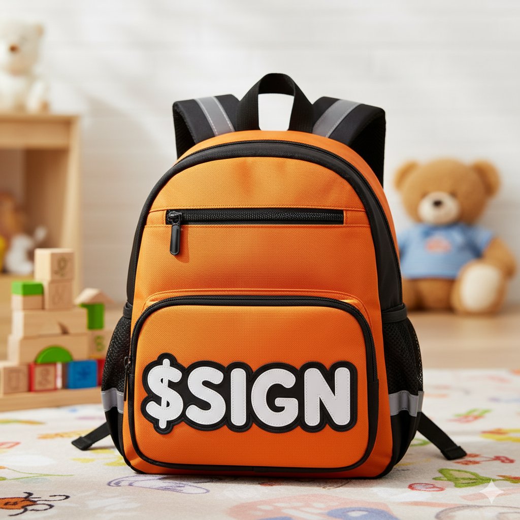 tonim7653's tweet image. 🎒✨ Cute, Comfy, and Full of Character!
Let your little ones shine with our adorable $SIGN Kids Backpack — made for giggles, adventures, and everyday fun! 💕

 style! 🌟

#SIGNKids #CuteBackpack #SIGNStyle #KidsFashion #BackToSchool
