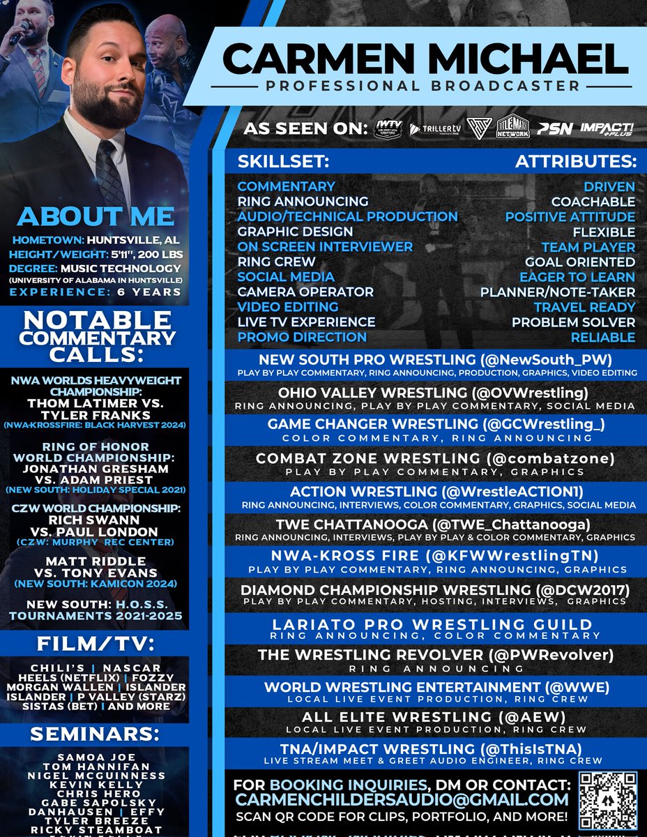 Thank you for all the love and support. I'm happy to announce that our little boy is back home!

With that being said, Daddy needs some work! 👀

I'm always looking for new opportunities to learn, grow, and give the best version of me possible to every promotion that invests in