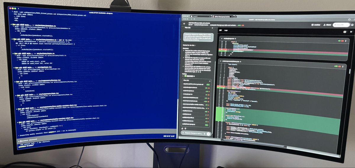 raulsaavedra_'s tweet image. Codex CLI + Codex Cloud from @OpenAI is so good. Love alternating between executing tasks on the terminal and doing parallel work on the cloud 🔥