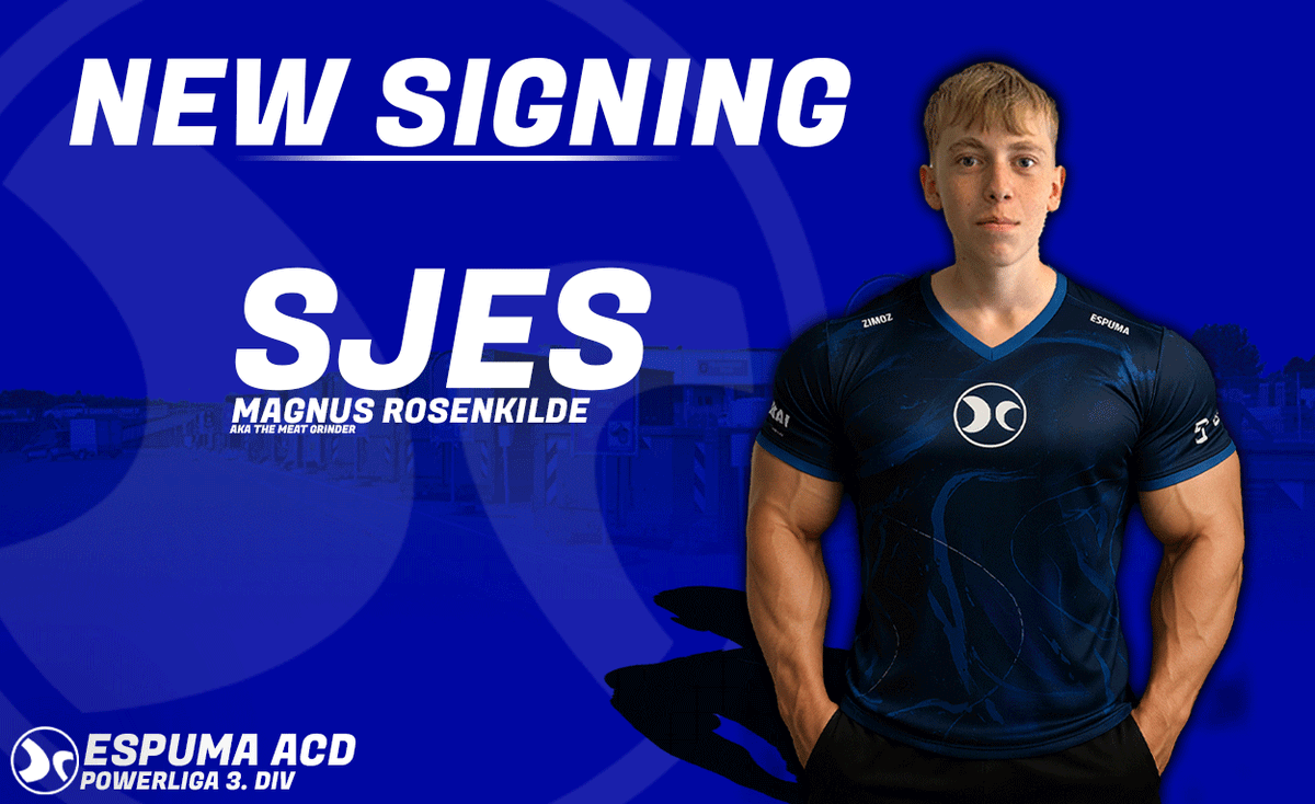 Vi er stolte af at kunne præsentere vores nye star rifler —
<a href="/Sjescs/">Sjes</a>! 🔥 

Hans manglende søvn, questionable beslutninger og geniale kørestil i Euro Truck har ført ham til denne mulighed.💪

I medgang og modgang. Lets go <a href="/espumagg/">Clan eSpuma</a>