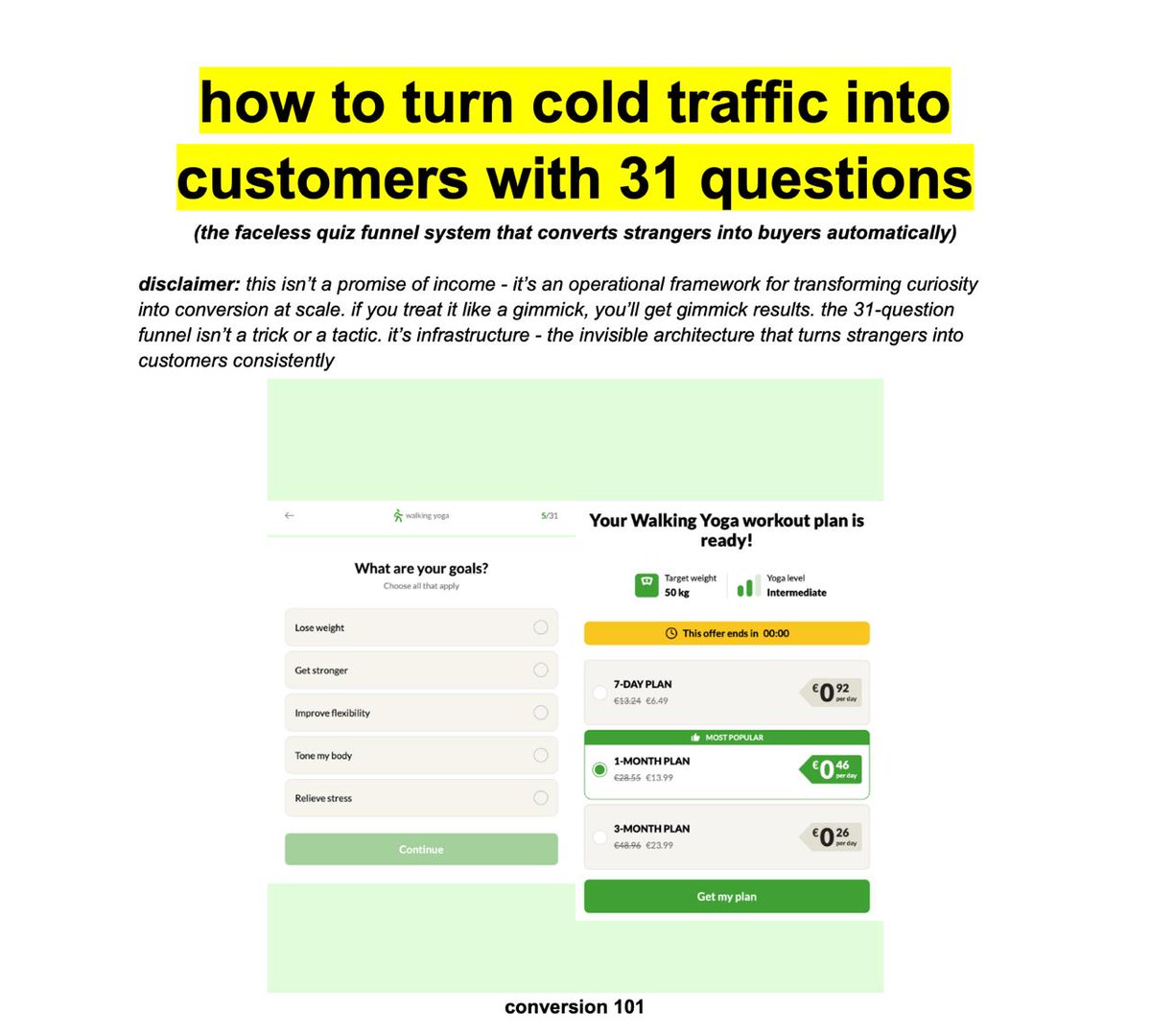 You think you’re answering questions online?

You’re not

I’m mapping your psychology one answer at a time

I control how strangers become customers - 31 questions deep

This isn’t a “survey”

It’s a behavioral mirror

- every click exposes a belief
- every choice signals intent