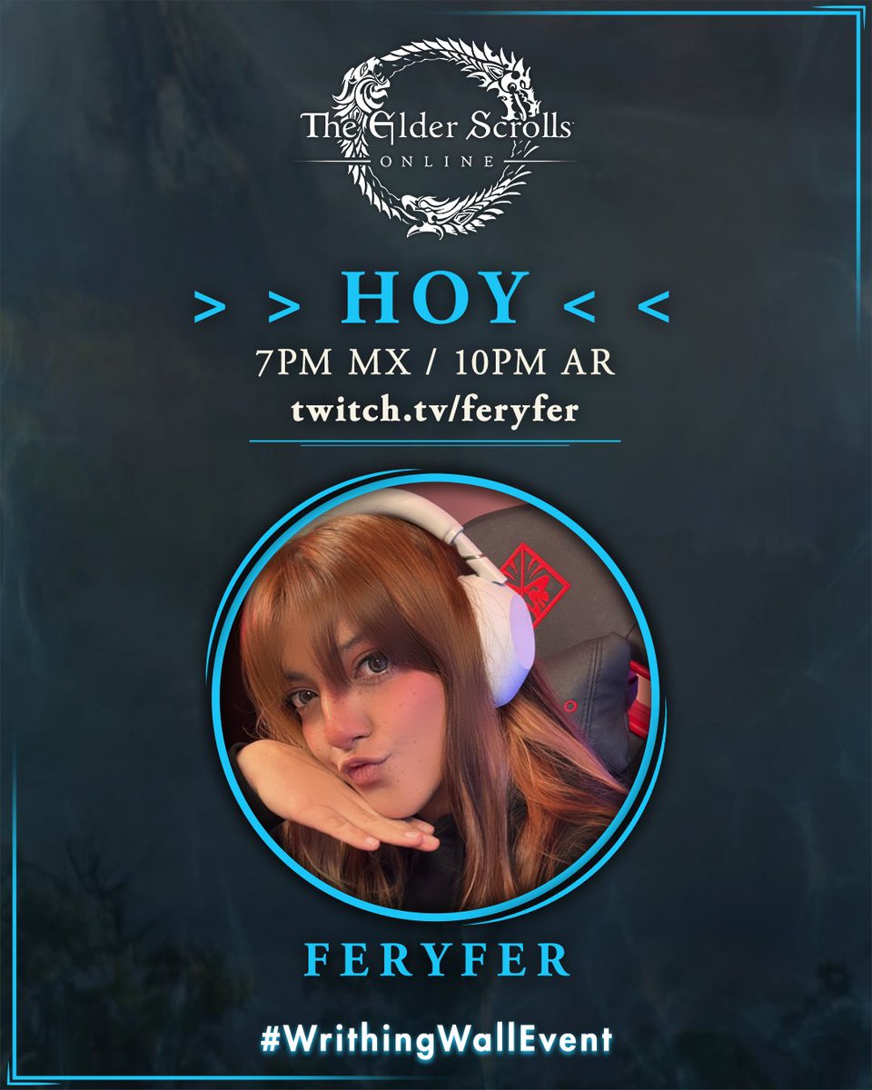¡Llegó el día! ⚔️ La batalla por el Muro Convulso atraviesa TESO, y junto a <a href="/feryfer_gg/">feryfer🎄✨</a> nos adentraremos en el frente de batalla 💪🔥 

📆 HOY
🕕 7 PM🇲🇽 / 10 PM🇦🇷 
▶️ beth.games/3LflAki