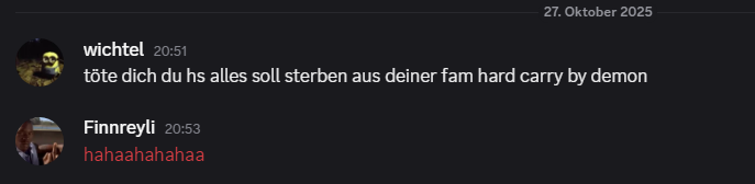 ihh btw nur ein game und du hast halt nix gerafft also bitte was los mit dir hahaah @wichtelq