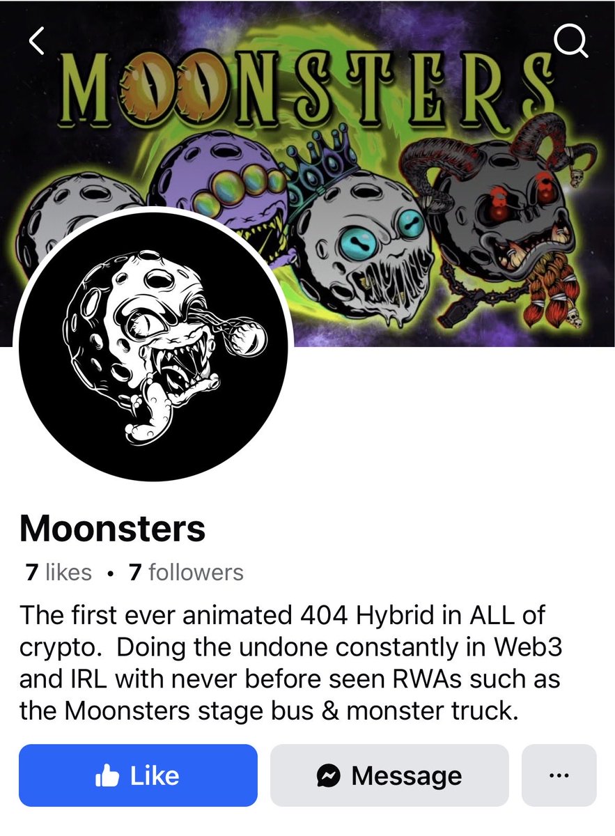 🚨MOONTOBER GIVEAWAY

🎁PRIZE : 1 <a href="/MoonstersWeb3x/">Moonsters</a> NFT
⏳TIME : 24 Hours

How to enter?

1️⃣ Like, Repost &amp; Tag 3 friends
2️⃣ LIKE the Moonsters FB page
3️⃣ Post screenshot proof in replies

👇LIKE HERE👇
facebook.com/MoonstersWeb3