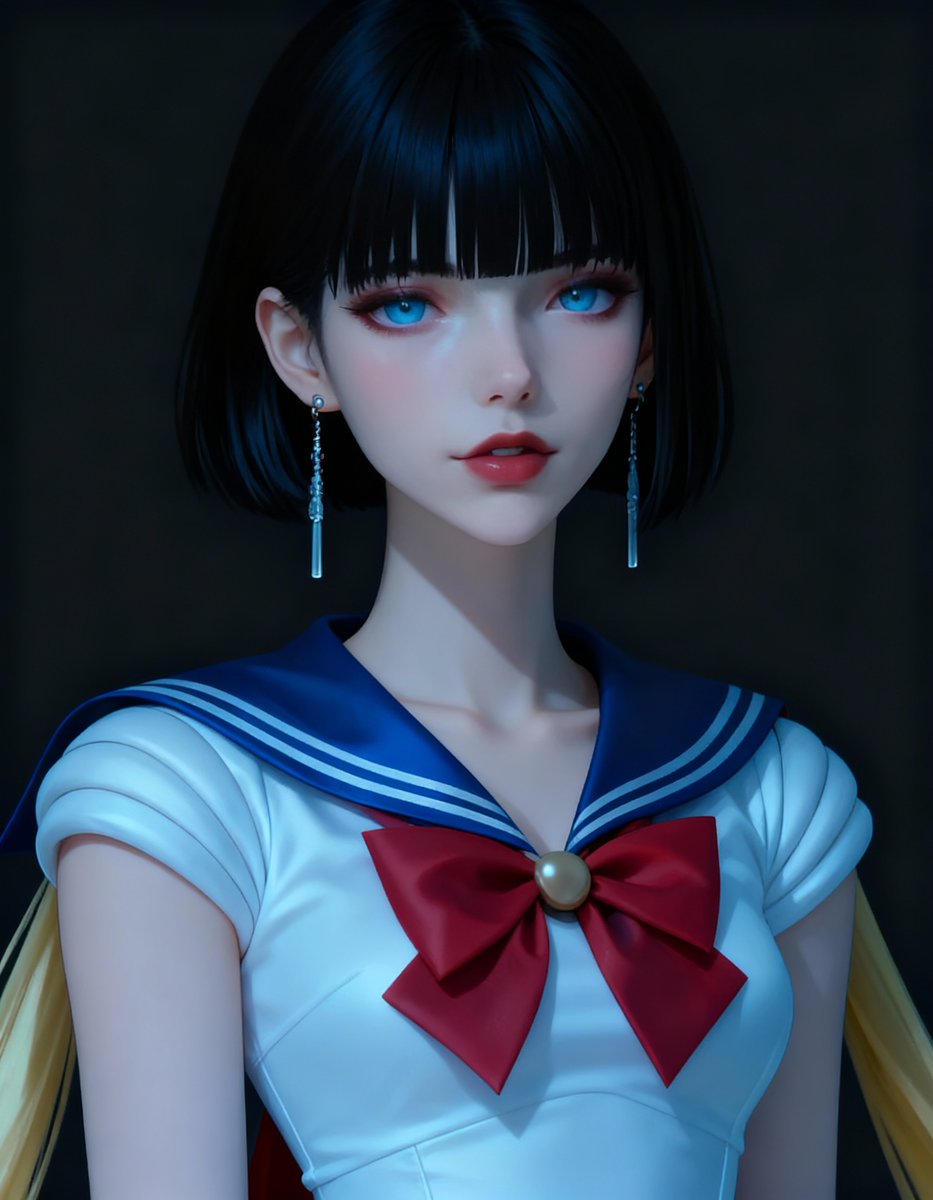 The new Mango AI model is 🔥 <a href="/MageSpace_/">mage.space</a> 

Turned Nina’s outfit into Sailor Moon❤️