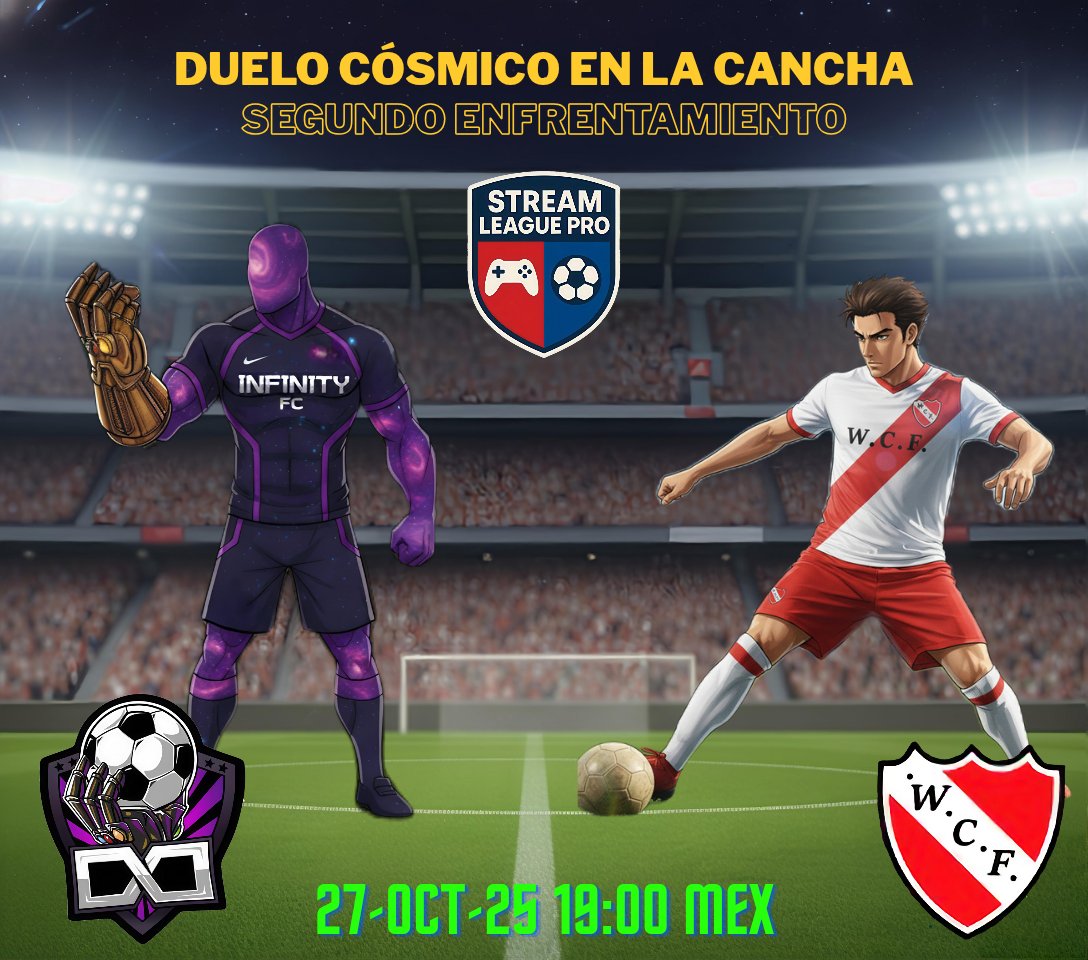InfinityFC__'s tweet image. Habemus Fecha!!!!

Hoy 19:00 MEX 

En los canales de nuestros jugadores 

#PonteInfinity