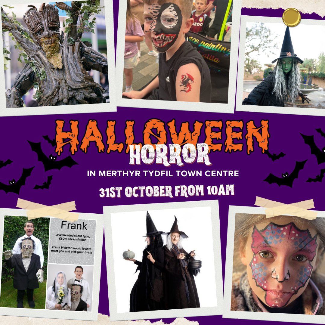 This Friday it’s our FREE Halloween Family Funday in the town centre 🎃
✨ Ghoulish face painting
✨ Storytelling witch
✨ Juggling Jim’s Halloween Challenge
✨ Scary street entertainers
✨ Any Witch Way Comedy witches

Bring the whole family &amp; don’t forget…it’s ALL FREE 👻