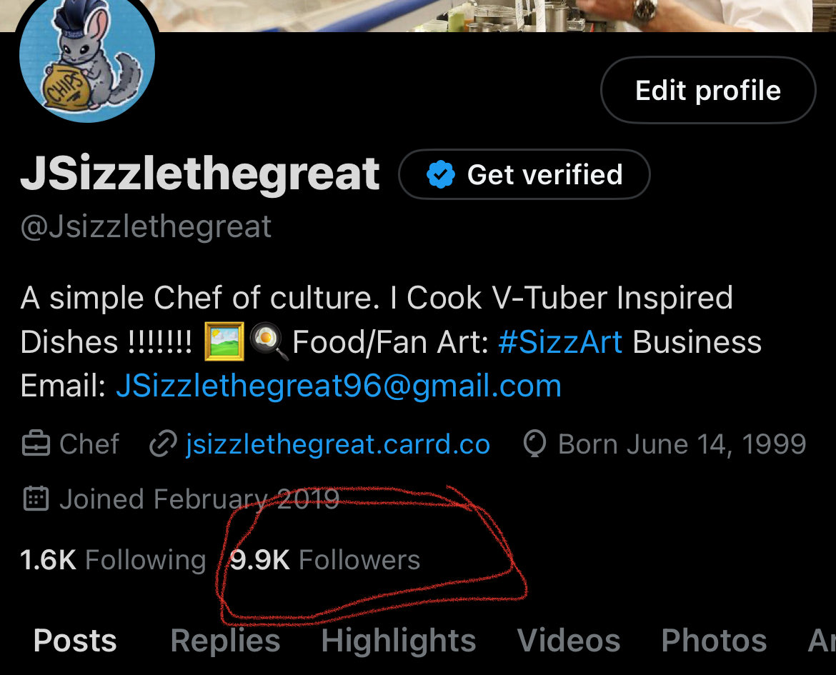 OMG 👀✨ I didn’t realize how close I am to reaching my 10k Follower goal 👀

I still can’t believe so many people enjoy what I do 🥹 Thank you guys for always supporting your crazy chef ✨
