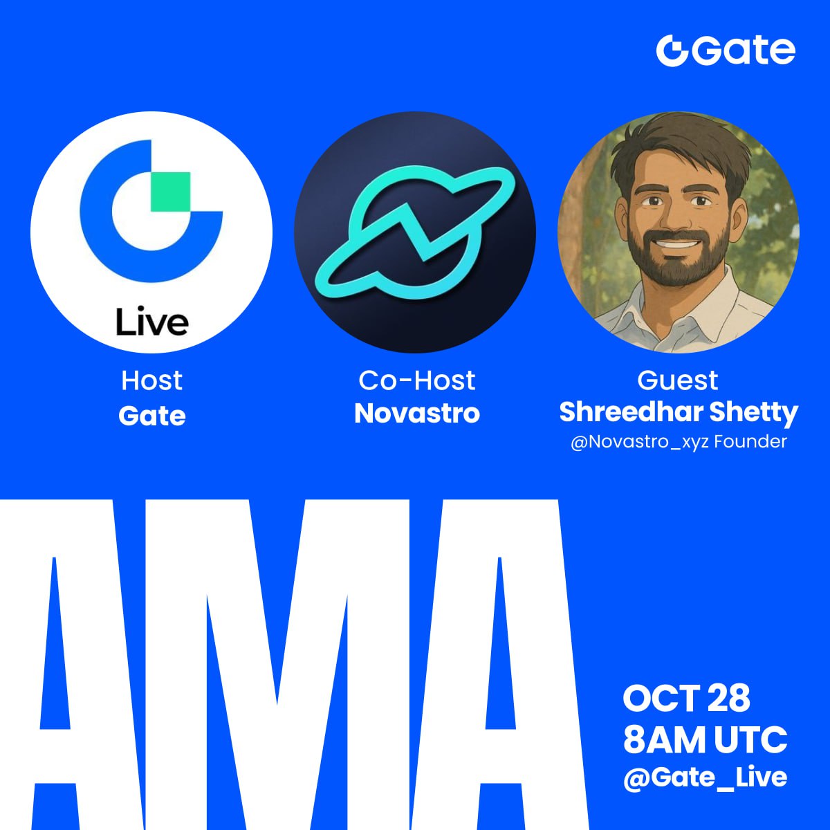 📣 Gate #AMA - <a href="/Novastro_xyz/">Novastro | RWAfi</a>

Total Rewards: $100 $XNL for 10 winners 🎁
🔹Follow <a href="/Gate__Live/">Gate Live | Streamers Wanted</a> &amp; <a href="/Novastro_xyz/">Novastro | RWAfi</a>
🔹Like + RT + Tag 3 friends + Comment with Proof Screenshot

Venue: x.com/i/spaces/1vAxR…

Drop your best questions during the LIVE to WIN extra $XNL 🎉