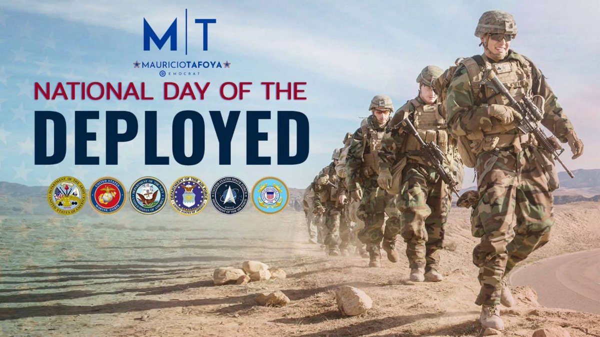 KMTDemocrats's tweet image. God bless you and your families. God bless America.

#DayOfTheDeployed 🇺🇸